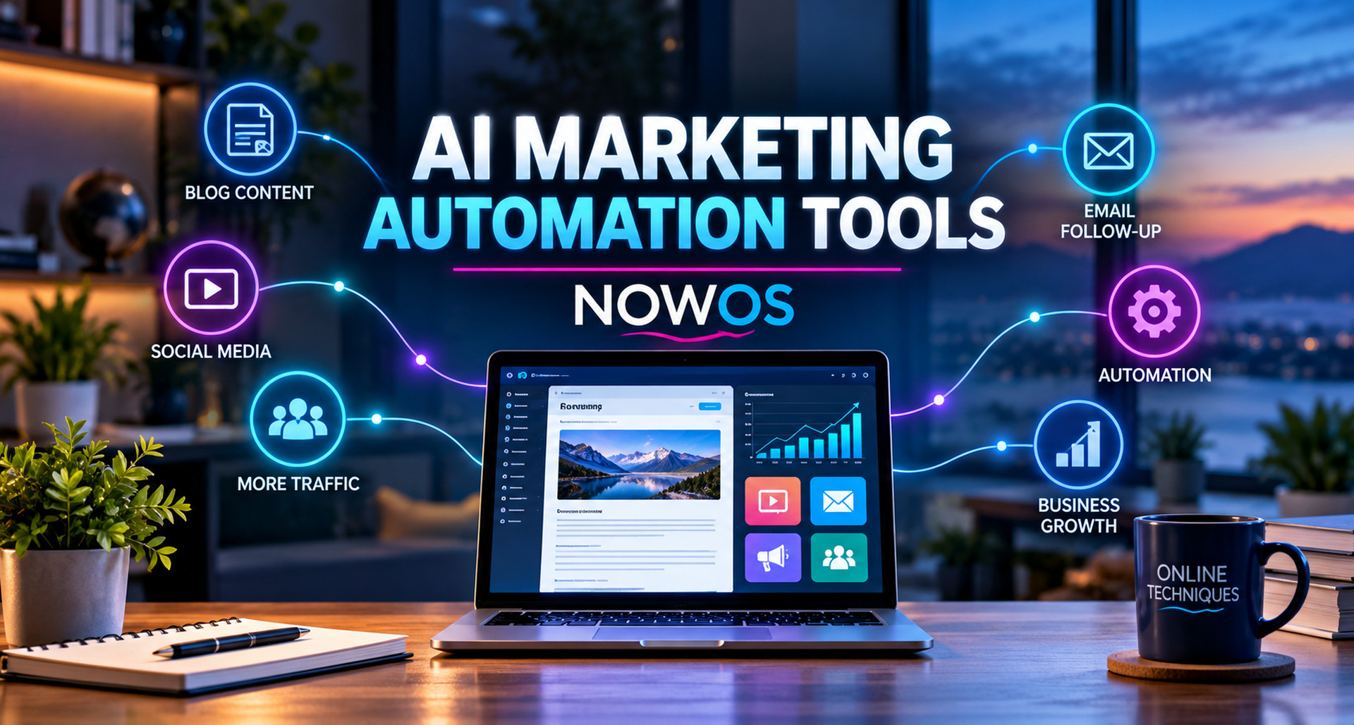 Featured_Image_1920x1028 AI marketing automation tools and NowOS on an integrated digital marketing dashboard